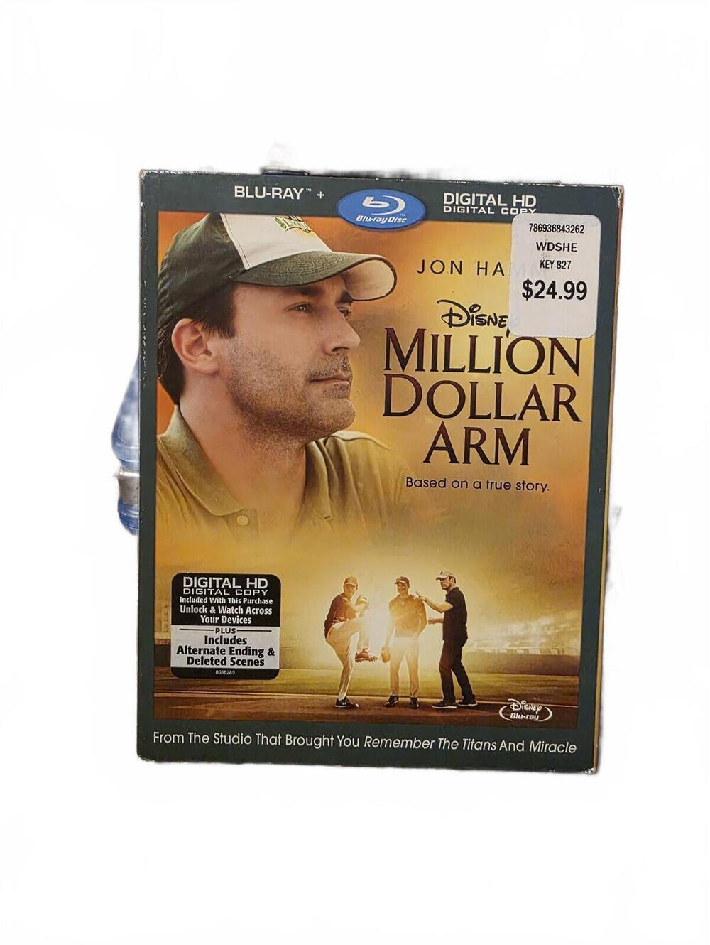 Million Dollar Arm Blu-ray + Digital HD Movie